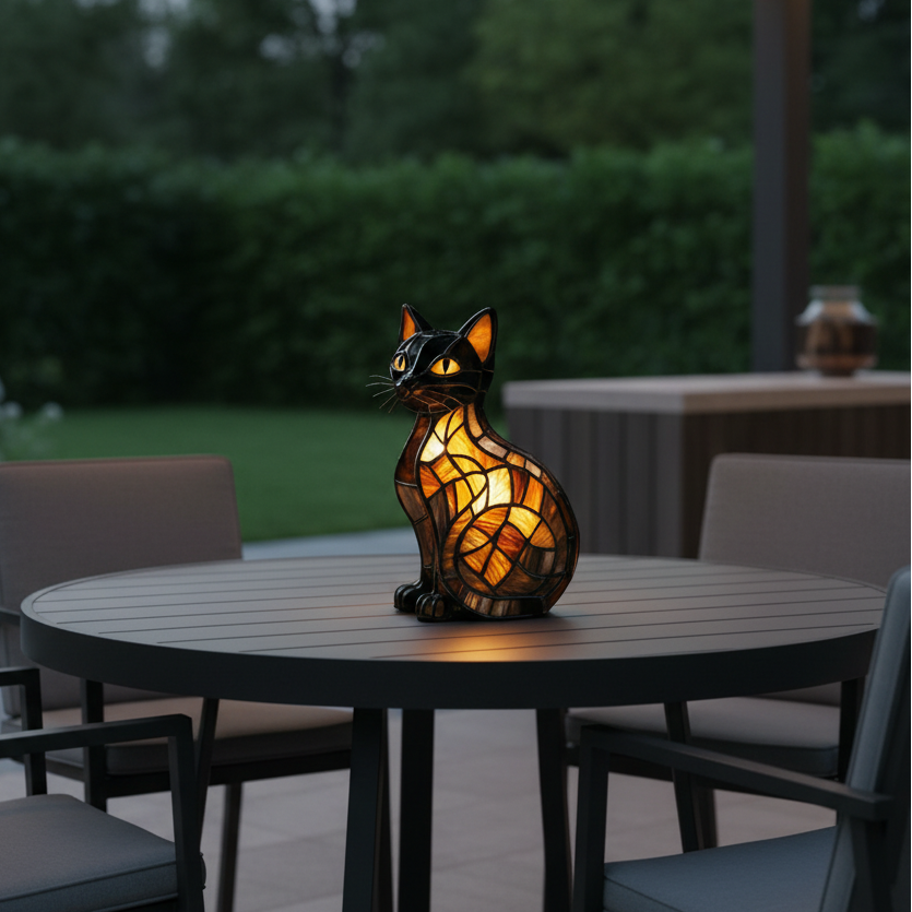 LED Katzen Nachtlicht aus Silikon – weiches Ambiente für Kinder und Erwachsene
