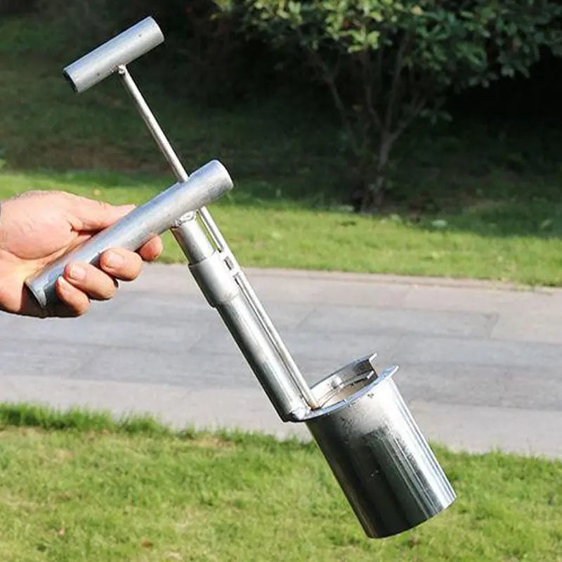 Edelstahl-Pflanzenstecher mit T-Griff – 8 cm Pflanzlöcher product image 6