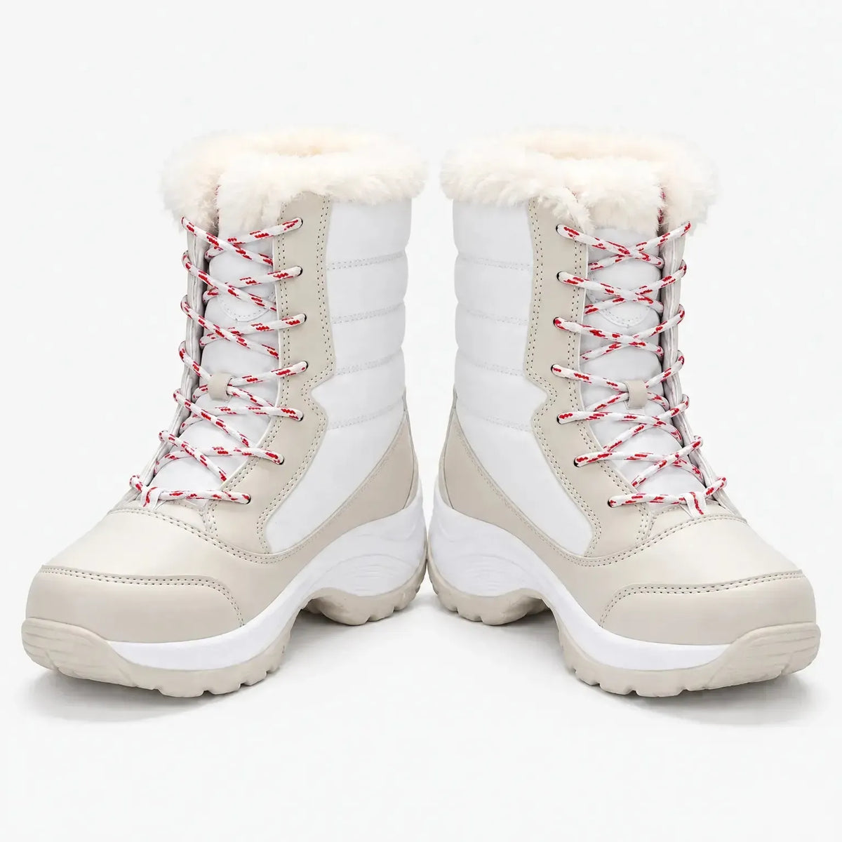 Gefütterte Winterstiefel mit Schnürung – warm bis -40 °C