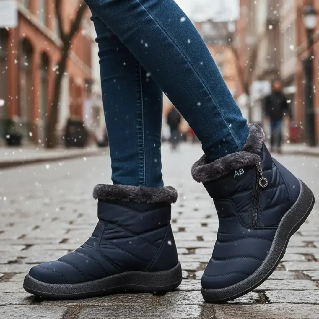 Gefütterte Winterstiefel – wasserabweisend und rutschfest