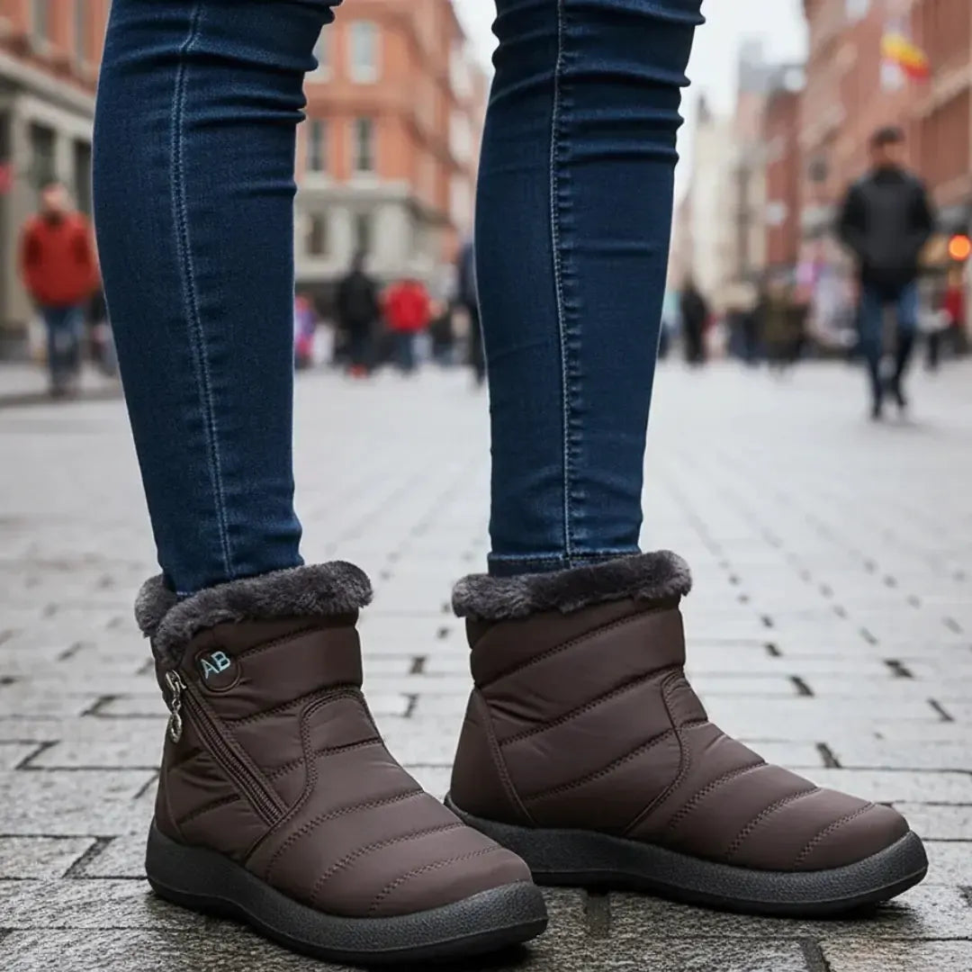 Gefütterte Winterstiefel – wasserabweisend und rutschfest