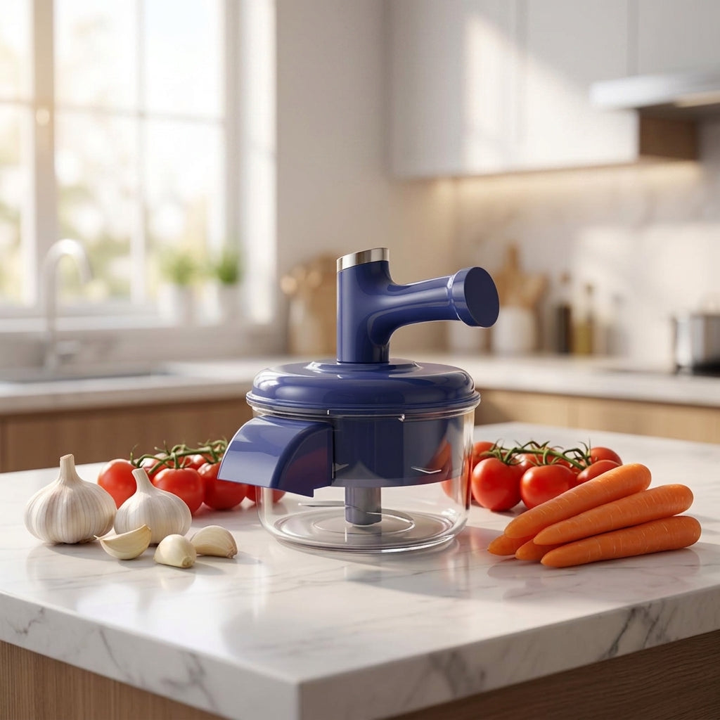 Elektrischer Obstschäler mit Mixer-Funktion – 2-in-1 Küchengerät