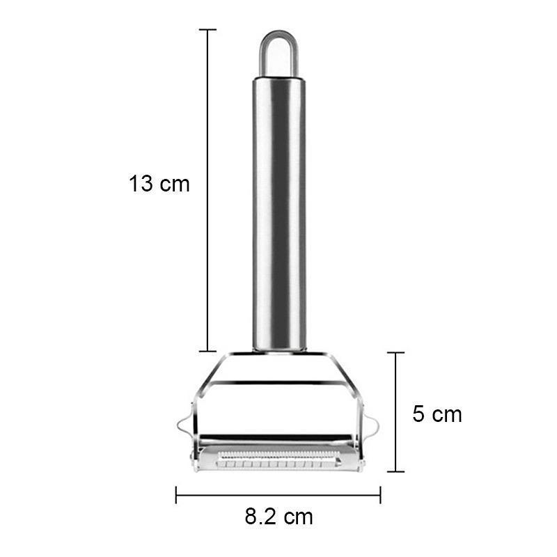 Gemüseschäler mit zwei Klingen – Schälen und Julienne in einem