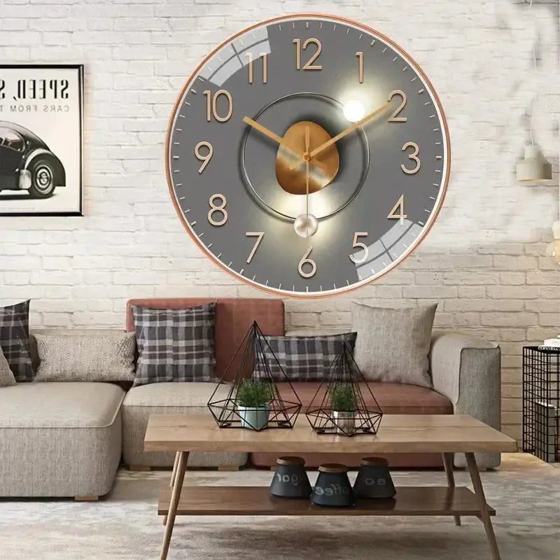 Geräuschlose Wanduhr Klassisches Design - Lautlos für Schlafzimmer & Büro product image 5