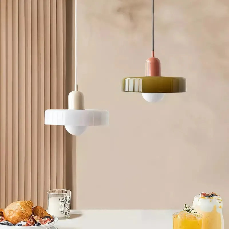 Glass Pendant Light in Bauhaus Style – Modern and Timeless