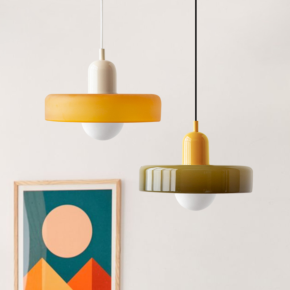 Glass Pendant Light in Bauhaus Style – Modern and Timeless