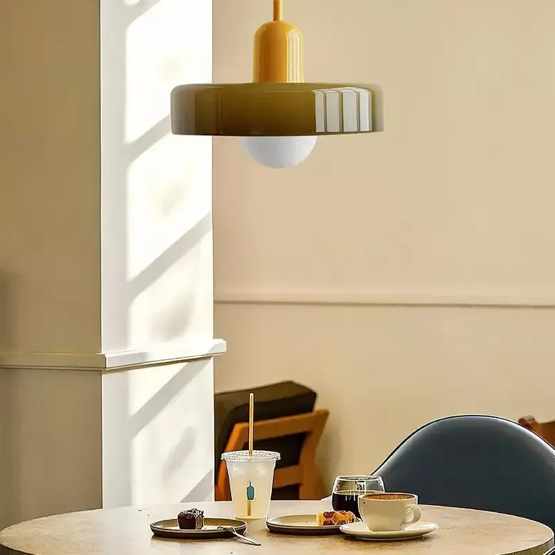 Glass Pendant Light in Bauhaus Style – Modern and Timeless