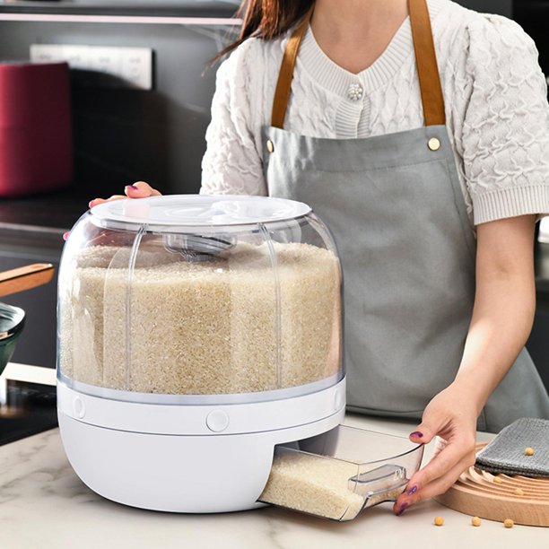 Rotierender Getreidespeicher mit luftdichten Fächern – 10 kg Kapazität