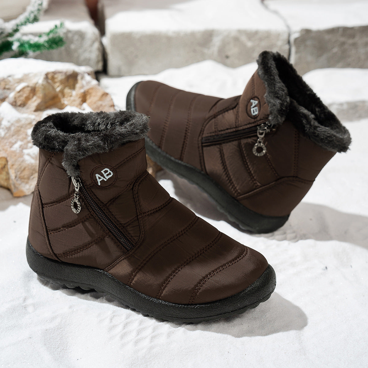 Damen Winterstiefel wasserdicht warm rutschfest und leicht