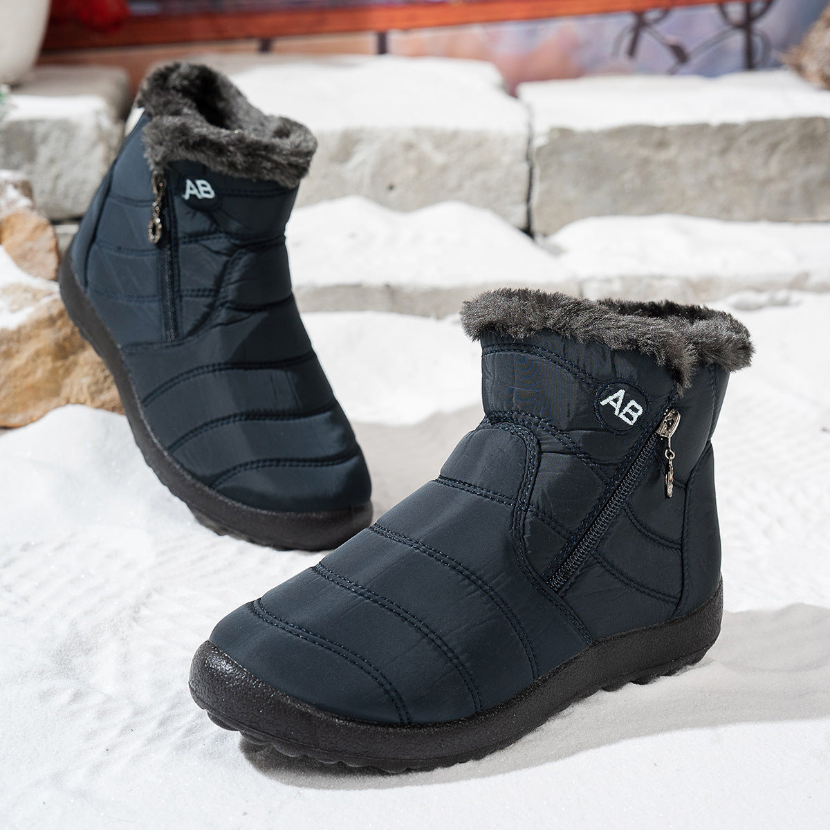 Damen Winterstiefel wasserdicht warm rutschfest und leicht