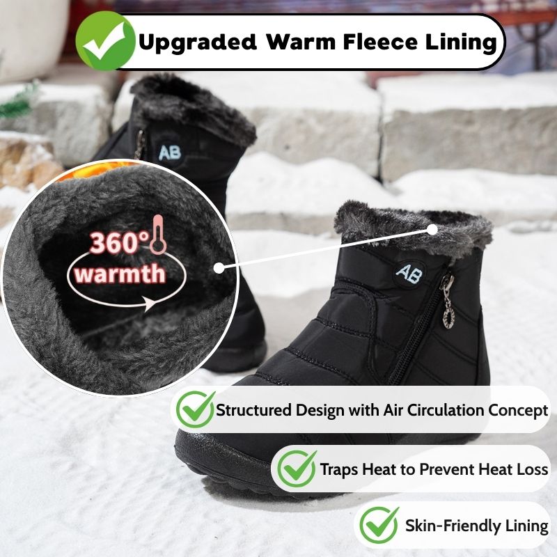 Damen Winterstiefel wasserdicht warm rutschfest und leicht