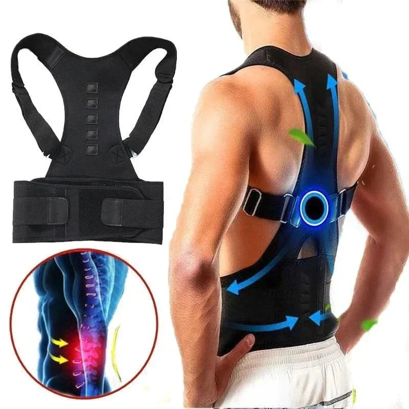 Adjustable, breathable posture corrector for everyday use