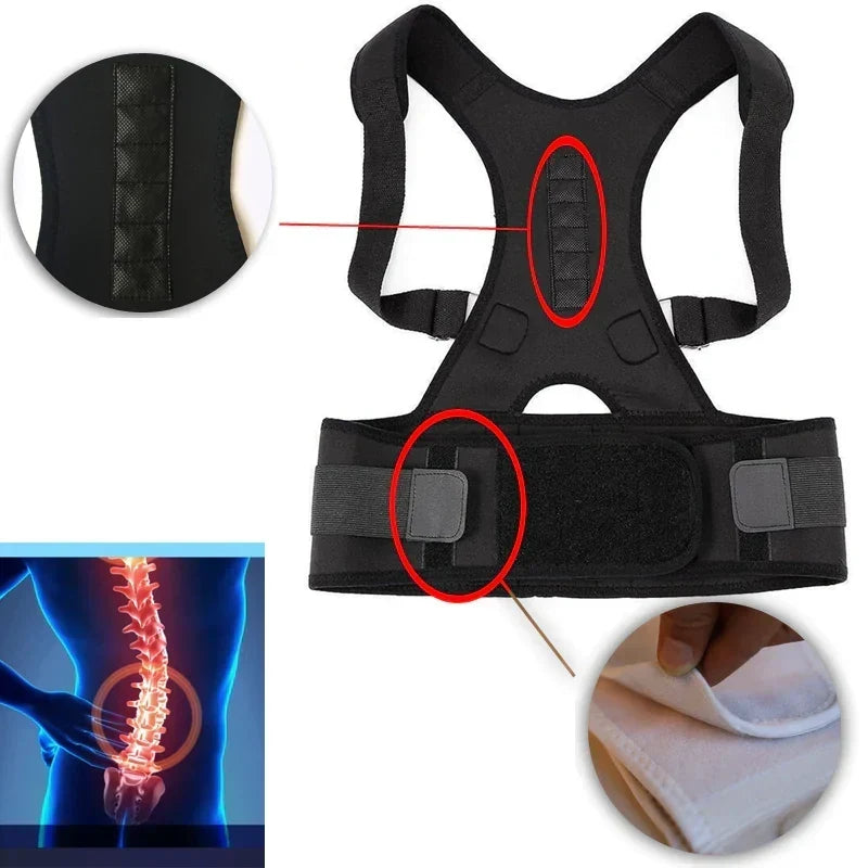 Adjustable, breathable posture corrector for everyday use