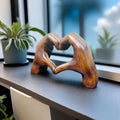 Handgeschnitzte Holzfigur – Dekorative Skulptur aus Naturholz