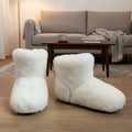 with fleece lining and cushioned sole for warm feet