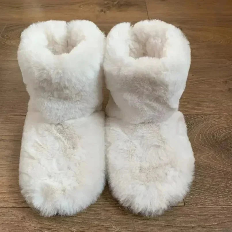 with fleece lining and cushioned sole for warm feet