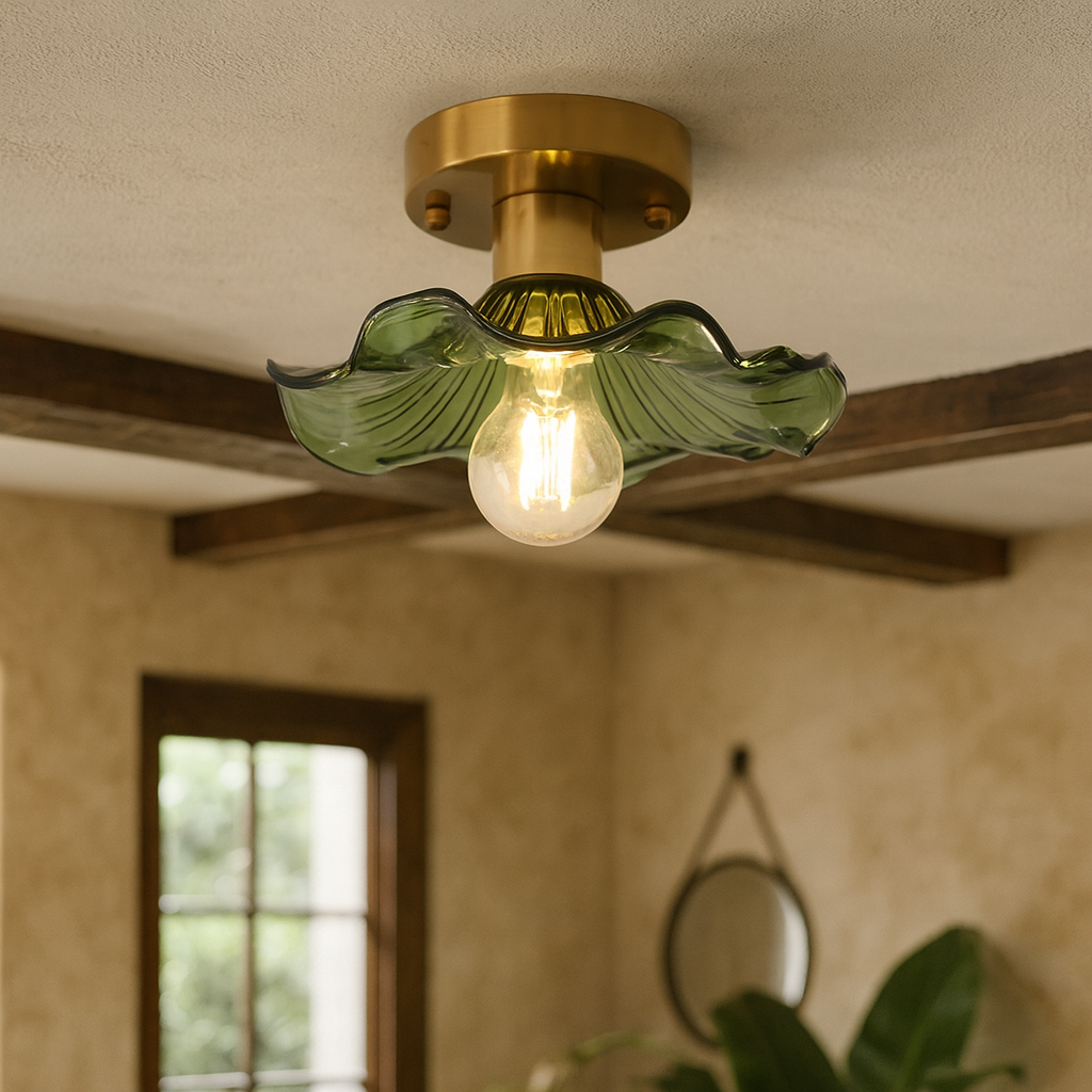 Flower-shaped ceiling light - LED ceiling lamp with diffused light