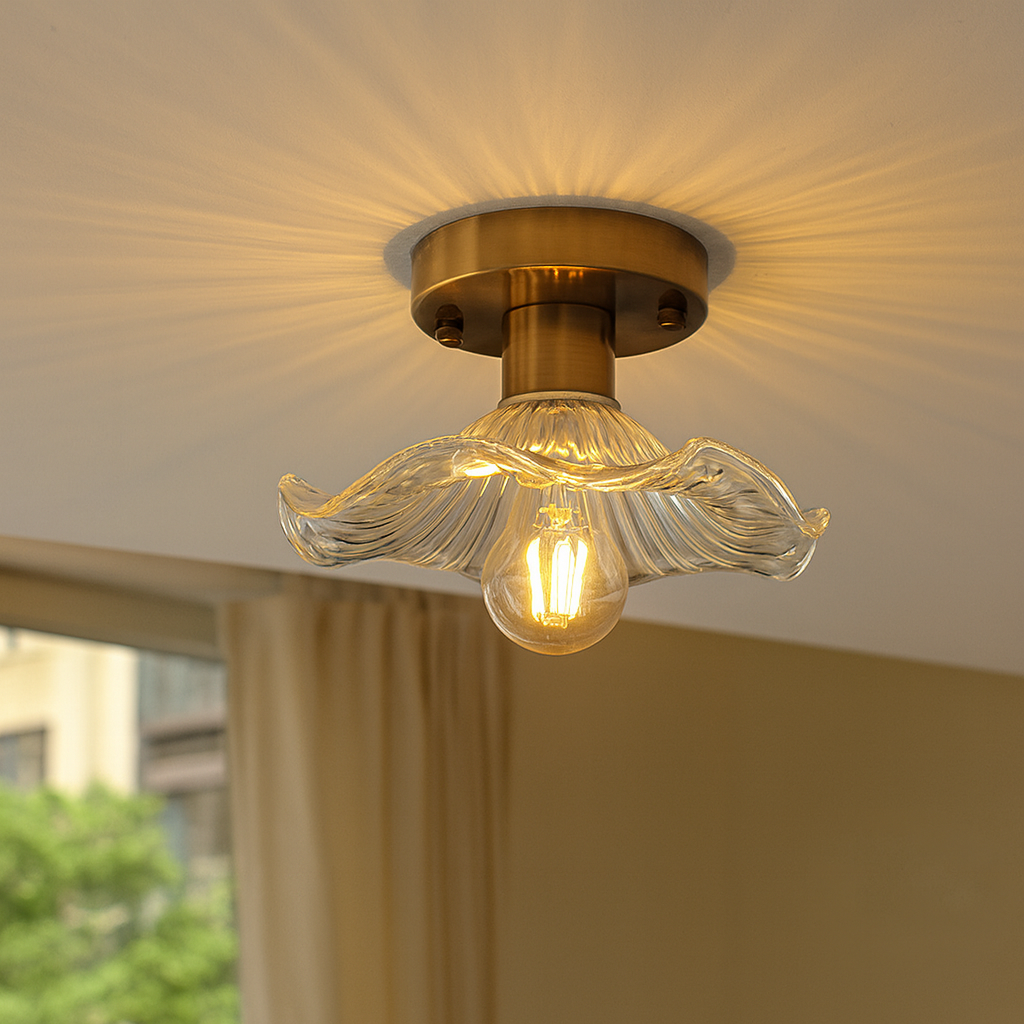 Flower-shaped ceiling light - LED ceiling lamp with diffused light