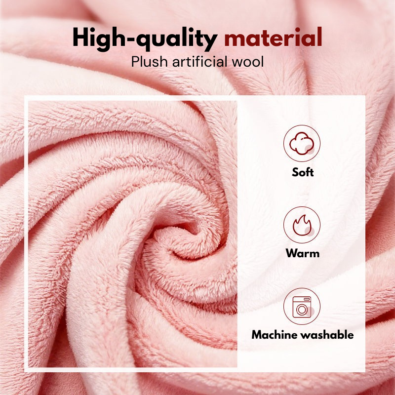 Fluffy bathrobe – soft, skin-friendly and warming