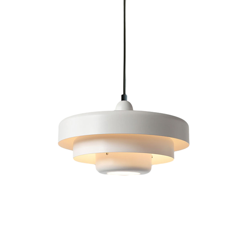 Three-Layer Disc Pendant Light in Macaron Design