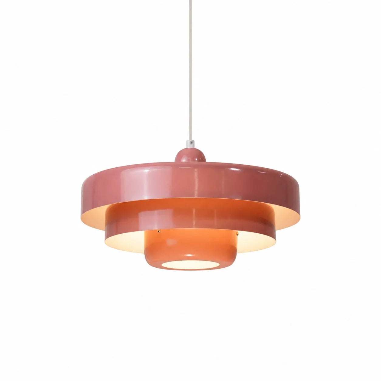 Three-Layer Disc Pendant Light in Macaron Design