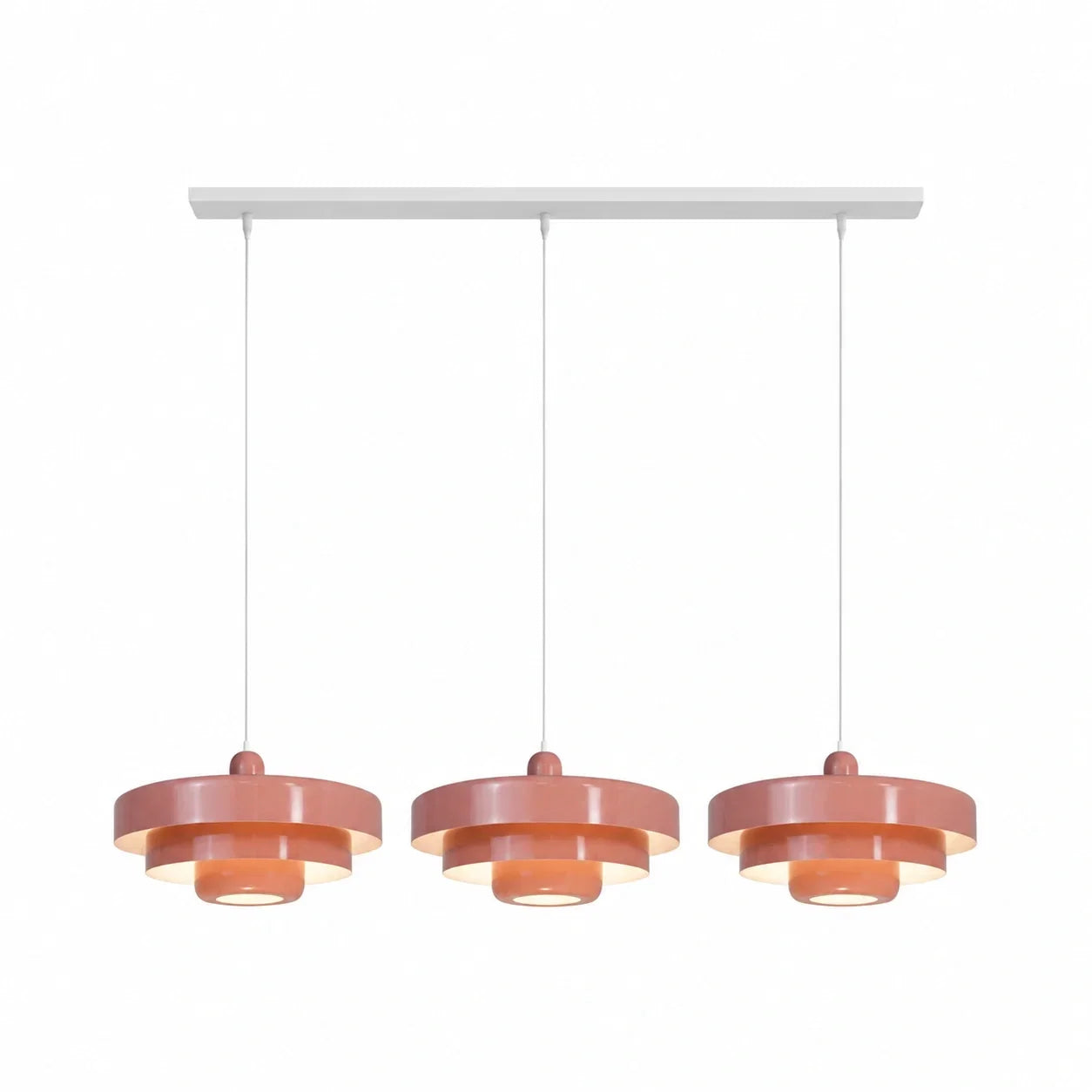 Three-Layer Disc Pendant Light in Macaron Design