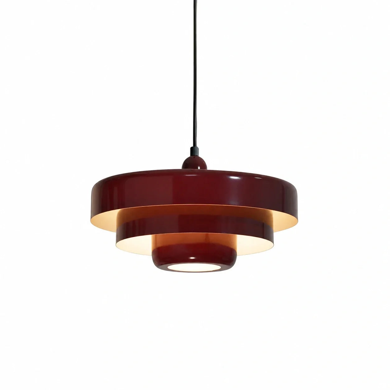 Three-Layer Disc Pendant Light in Macaron Design