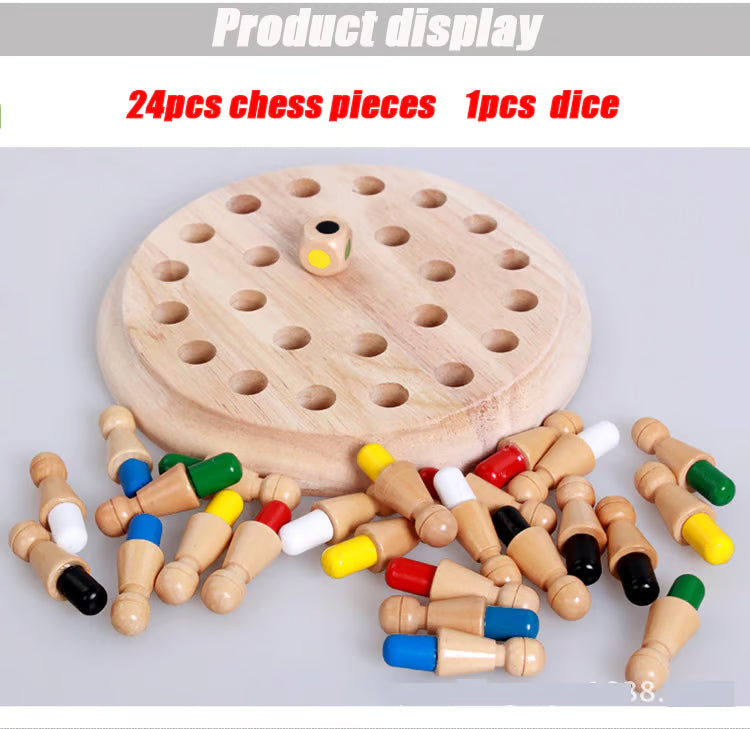Holz-Memory-Spiel — Denkspiel zur Förderung von Gedächtnis und Koordination product image 6