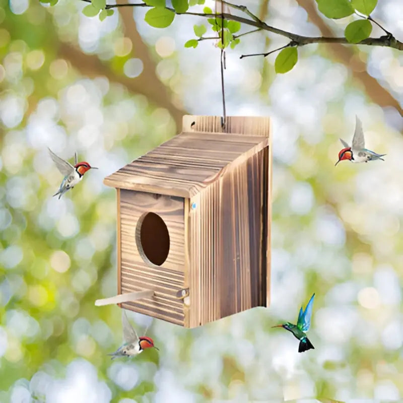Vogelhaus aus Holz – Nistkasten und Dekoration für Garten und Haus
