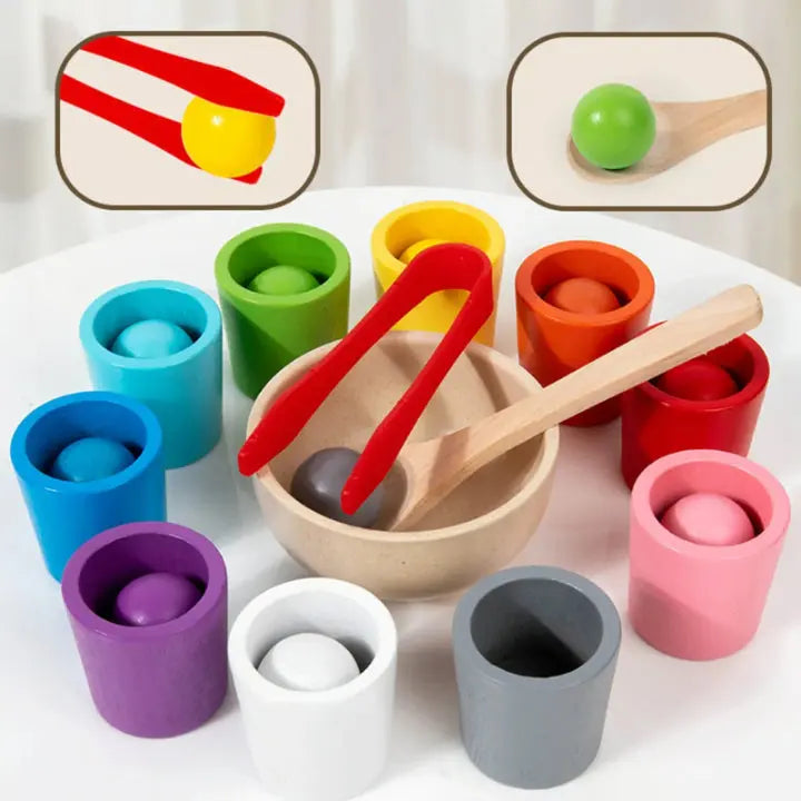 Holzspielset für Farbzuordnung product image 1