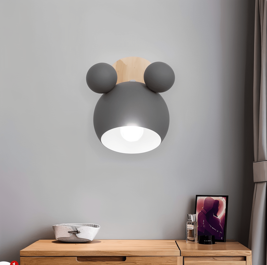 Macaron wall light with swivel function for atmospheric lighting