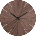 Moderne Wanduhr aus Holz – lautloses Quarzwerk minimalistisch