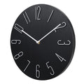Lautlose Wanduhr mit Quarzwerk – minimalistisches Design