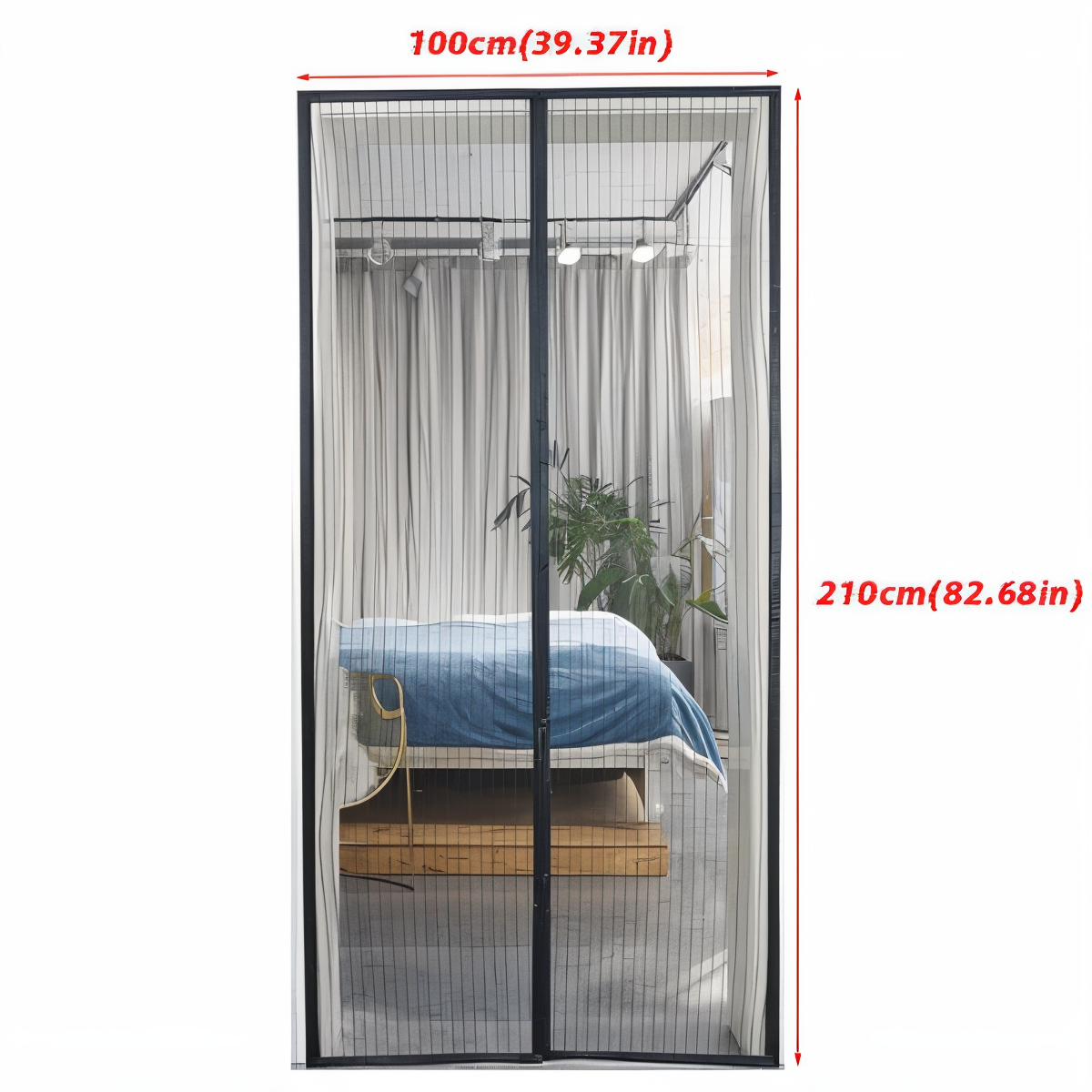 Magnet-Türnetz gegen Insekten – Schließt automatisch product image 9