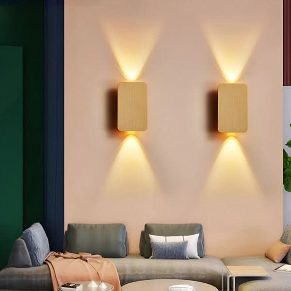 LED Wandleuchte aus Aluminium für Flur, Treppenhaus und Wohnzimmer