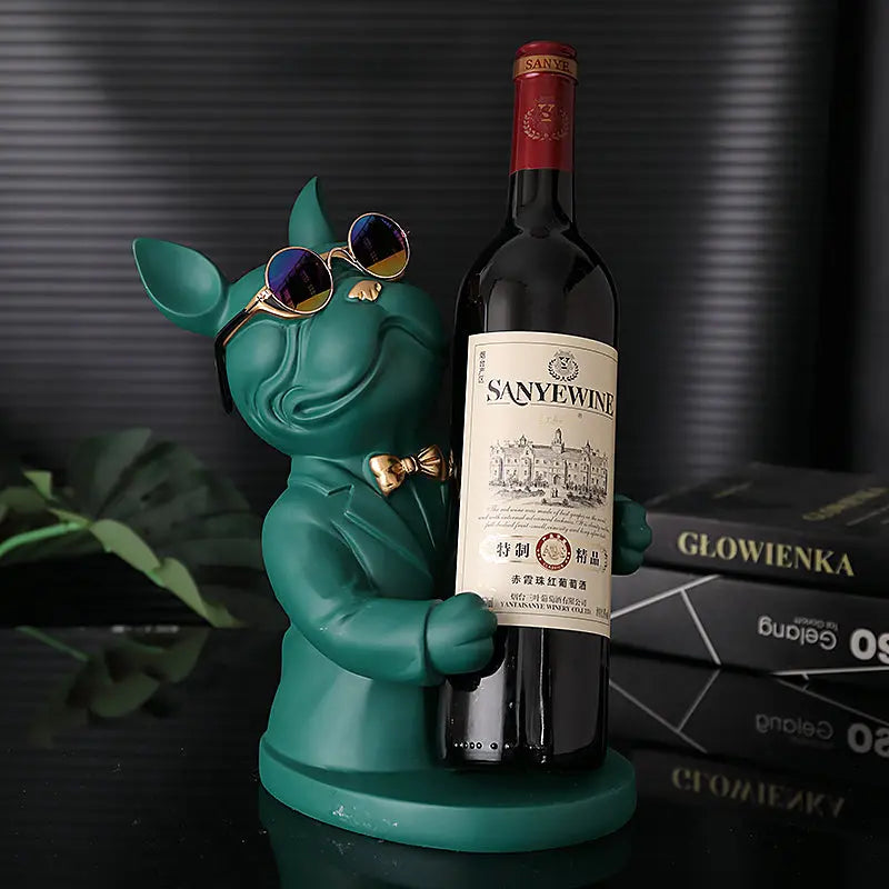 Weinglashalter Hunde-Figur – Handgefertigte Tischdekoration product image 6