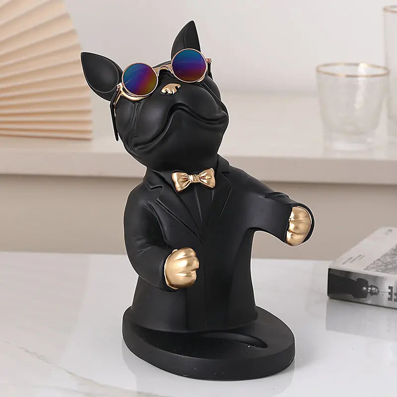 Weinglashalter Hunde-Figur – Handgefertigte Tischdekoration product image 11