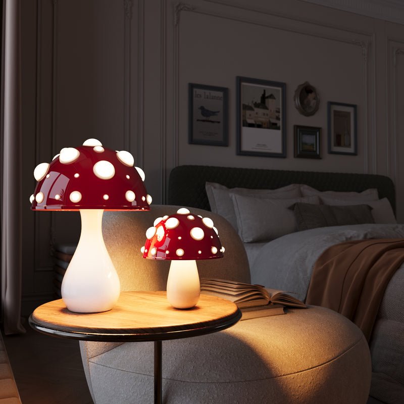 LED Tischlampe Pilzform – warme Stimmungsbeleuchtung für Zuhause
