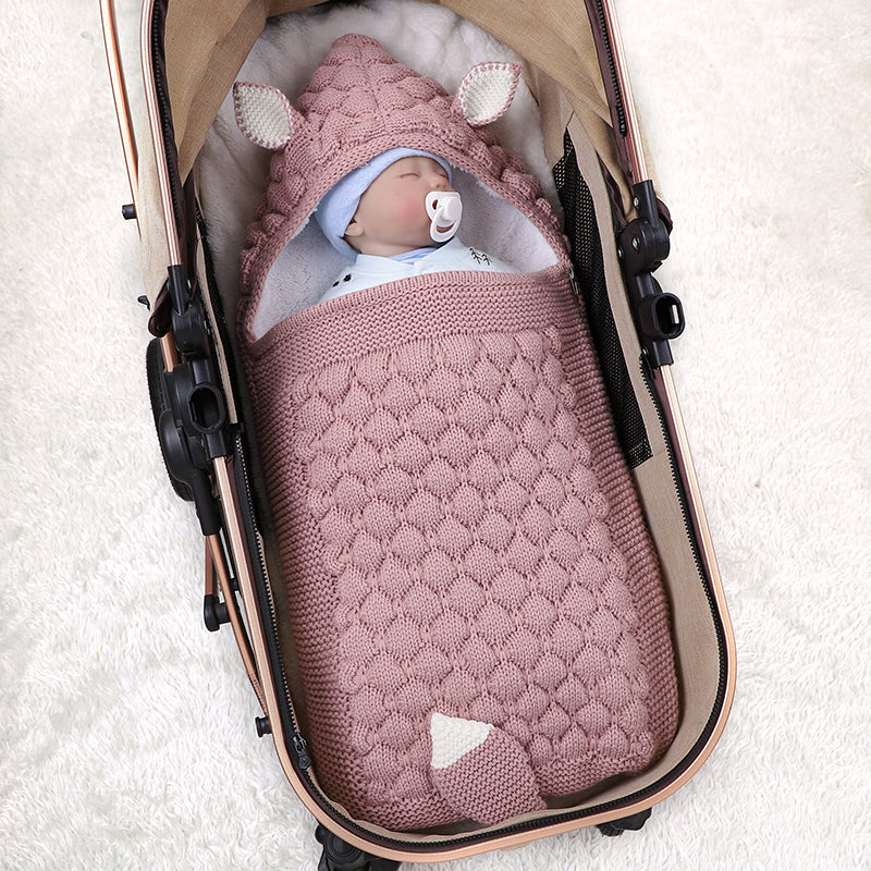 Warmer Gestrickter Babyschlafsack Für Ruhige Nächte product image 2