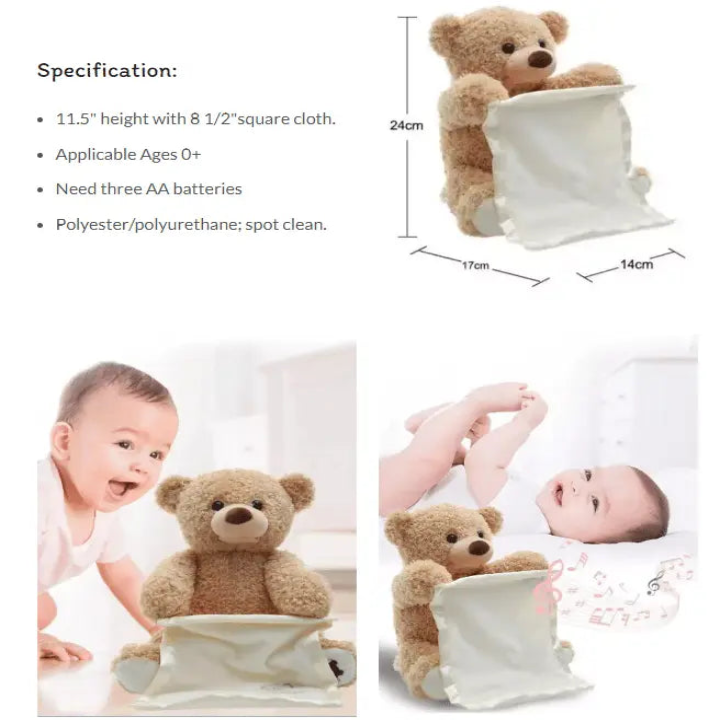 BuddyBear – Der Peek-a-Boo Teddybär, der Ihr Baby jedes Mal zum Lachen bringt product image 8