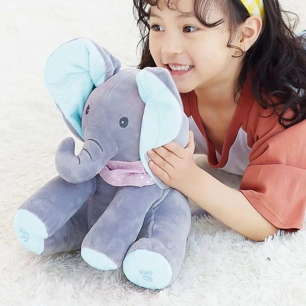 Plüsch-Elefant mit Musik – Bewegliche Ohren & Kinderlachen garantiert product image 6