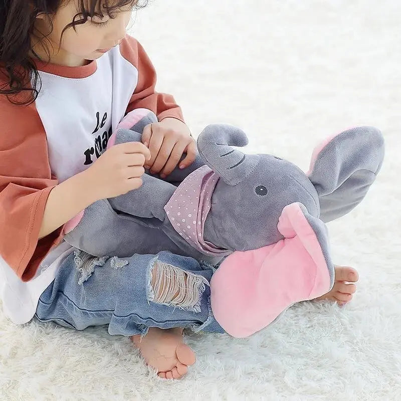 Plüsch-Elefant mit Musik – Bewegliche Ohren & Kinderlachen garantiert product image 1