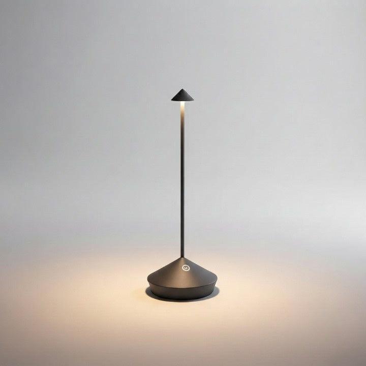 Kabellose LED-Tischlampe dimmbar wasserfest für innen und außen