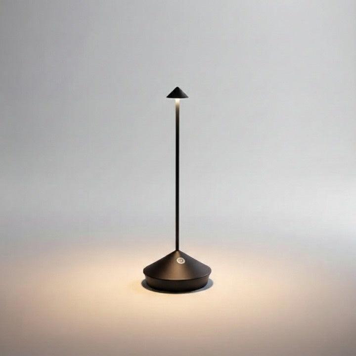 Kabellose LED-Tischlampe dimmbar wasserfest für innen und außen