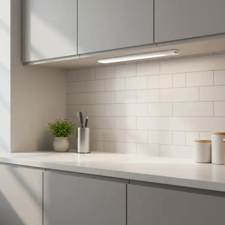 Kabellose LED-Unterbauleuchte mit Bewegungssensor und 3 Lichtfarben