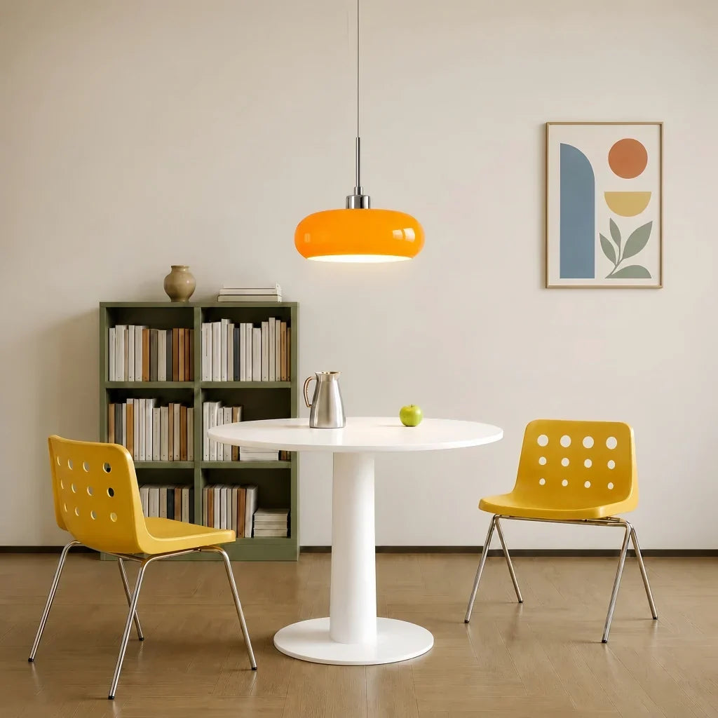 Glas-Pendelleuchte im Bauhaus-Stil für moderne Innenräume