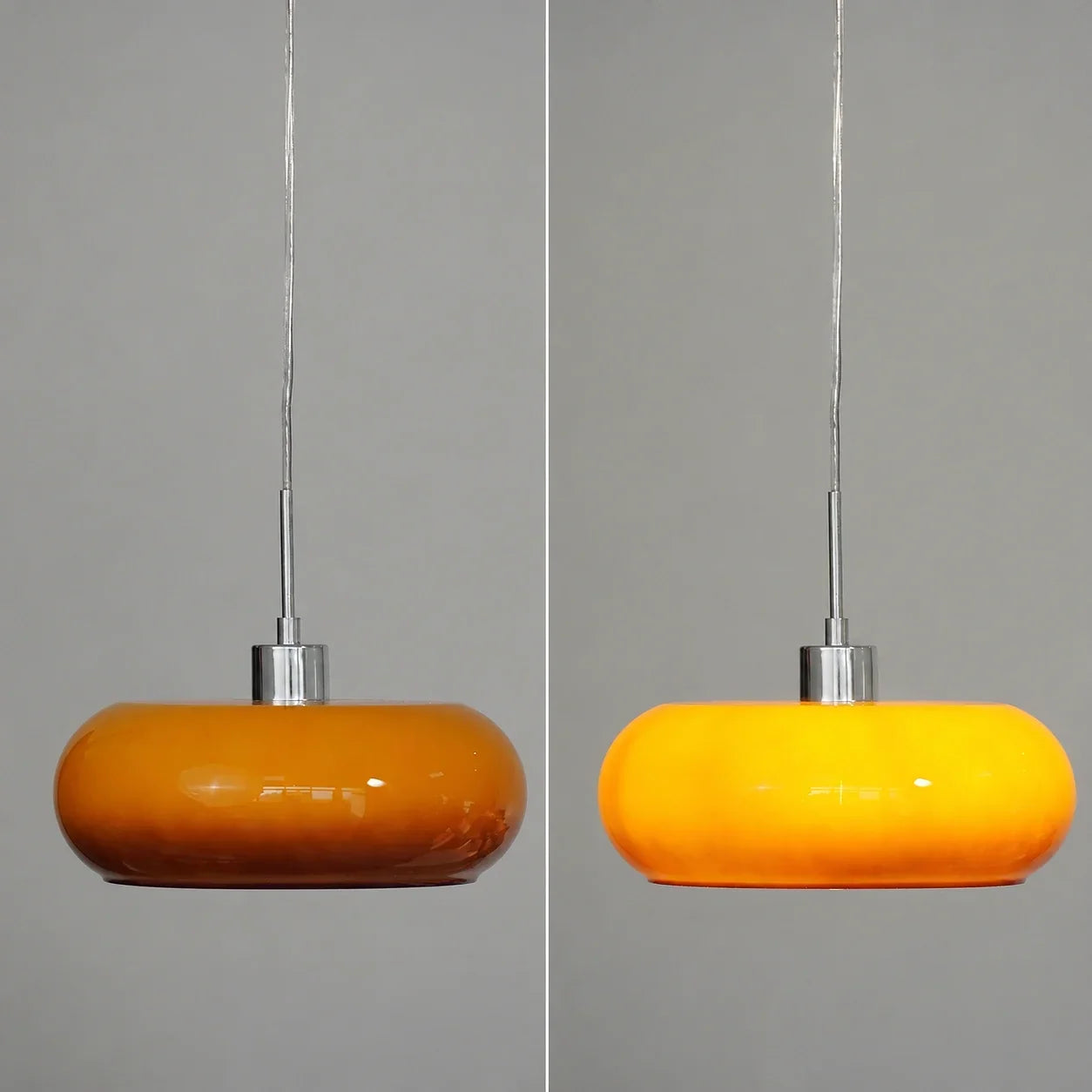 Glas-Pendelleuchte im Bauhaus-Stil für moderne Innenräume