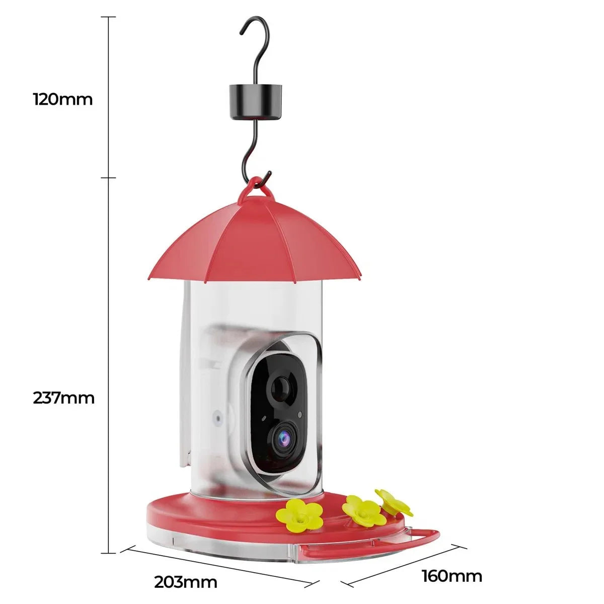 Vogelfutterer mit Kamera – 1080P Weitwinkel & WLAN-Übertragung