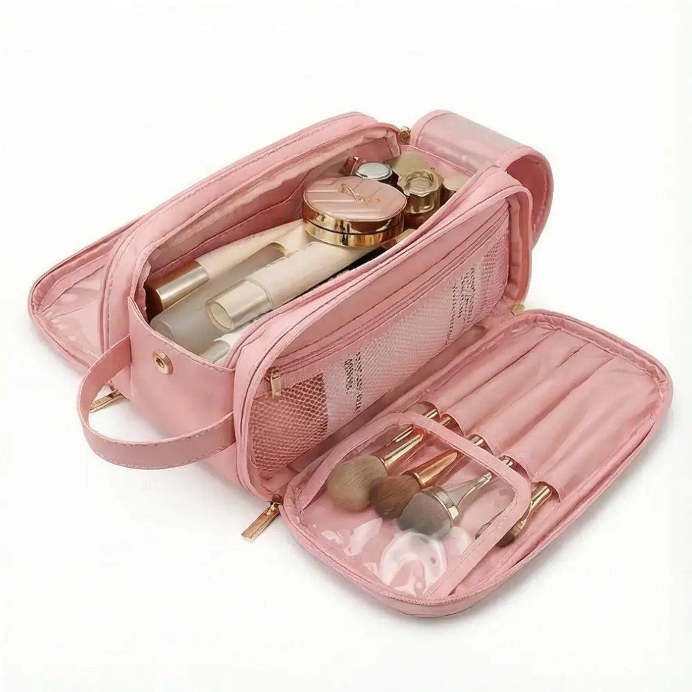 Flach aufklappbare Kosmetiktasche – Pinselschutz, 25+ Produkte product image 14