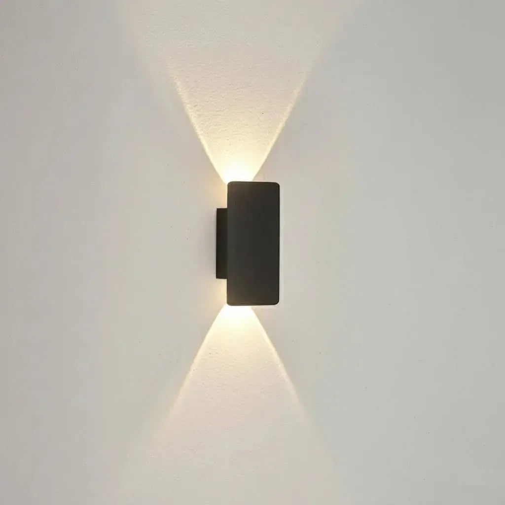 LED Außenwandleuchte aus Aluminium – wasserdicht für innen und außen
